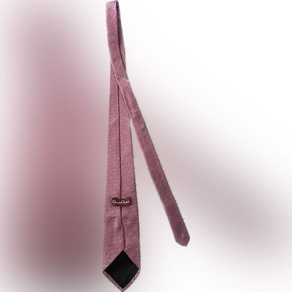 Oscar De La Renta Printed Designer Mens luxury Neck Tie - Picture 3 of 4